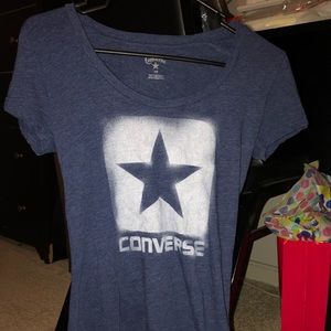 Blue Converse tee